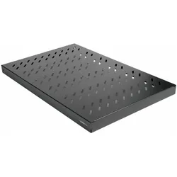 equip Fachboden variabel für Serverschränke,1U sw, Serverschrank Zubehör, Schwarz