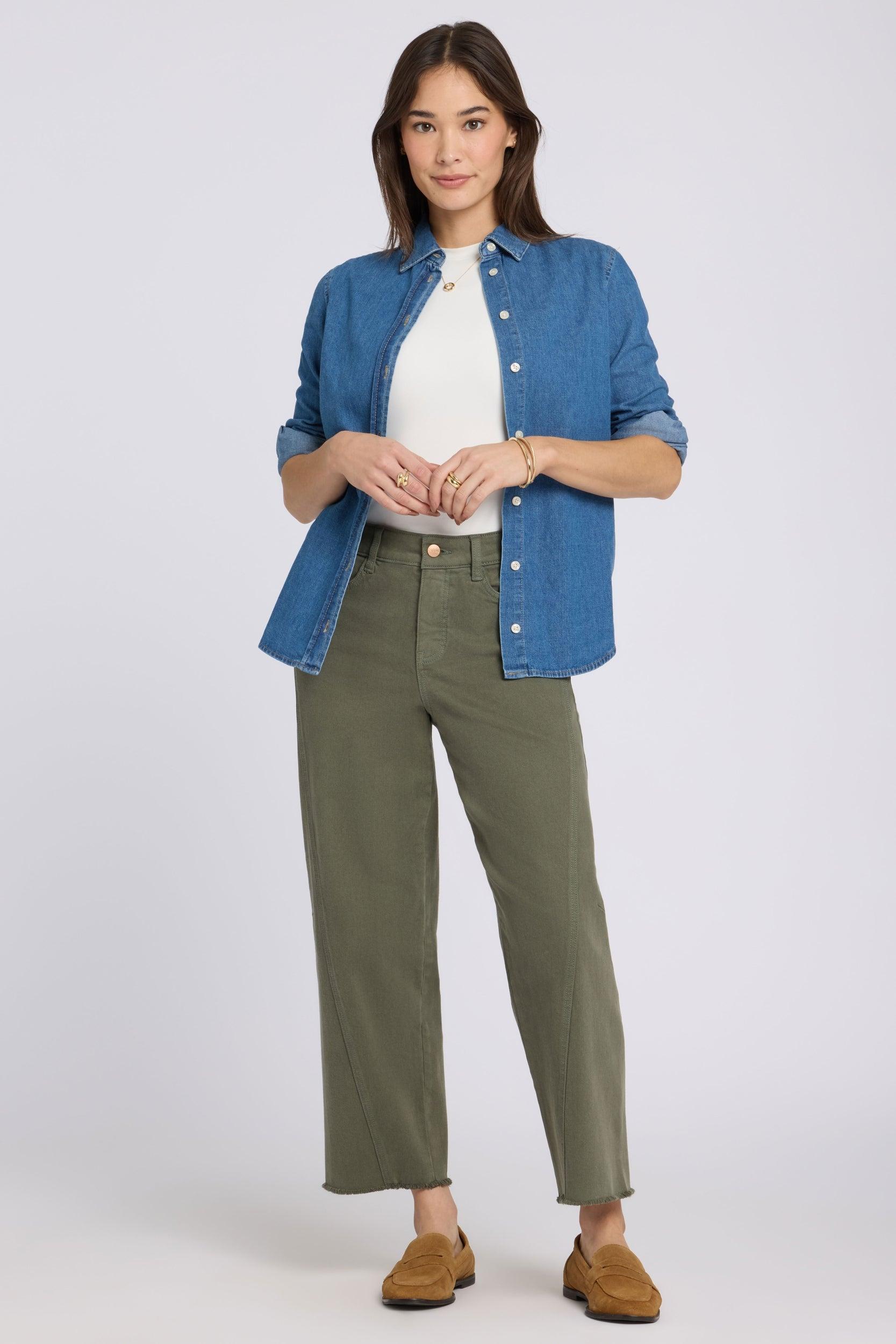Alyssa Lässige Cropped Jeans