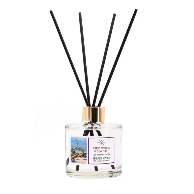 Purple River Rietdiffuser in transparant glas, 100 ml