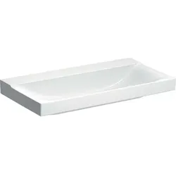 Geberit Xeno 2 Waschtisch ohne Hahnloch, ohne Überlauf, 90x48 cm weiß mit KeraTect, 500532011, 500.532.01.1