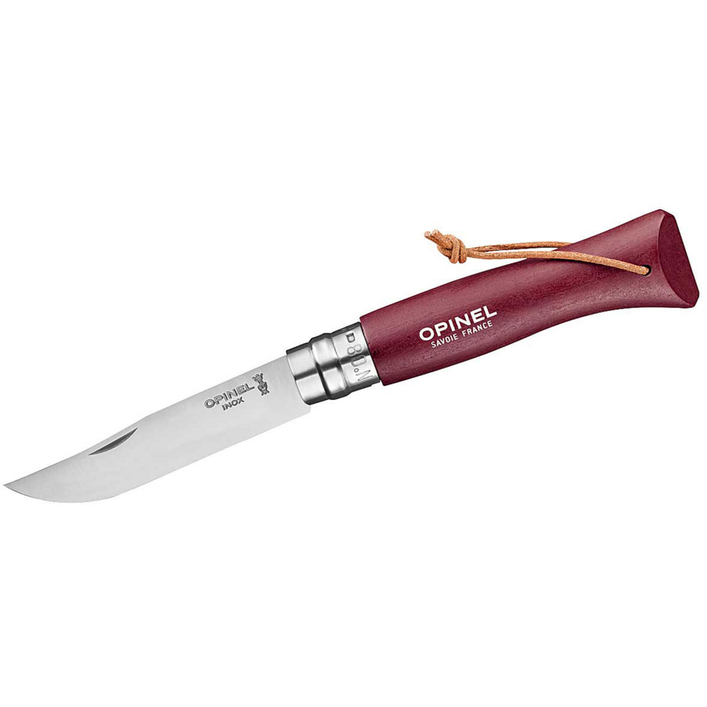 Opinel No 08 Colorama messer Taschenmesser rot