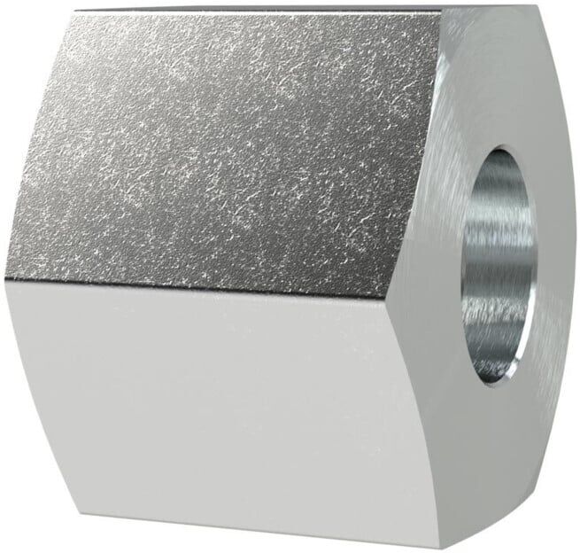 Riegler Écrou à sertir, M36x2,0, Ø ext. tube 25 mm, Clé 46, Acier zingué (UE25SST)
