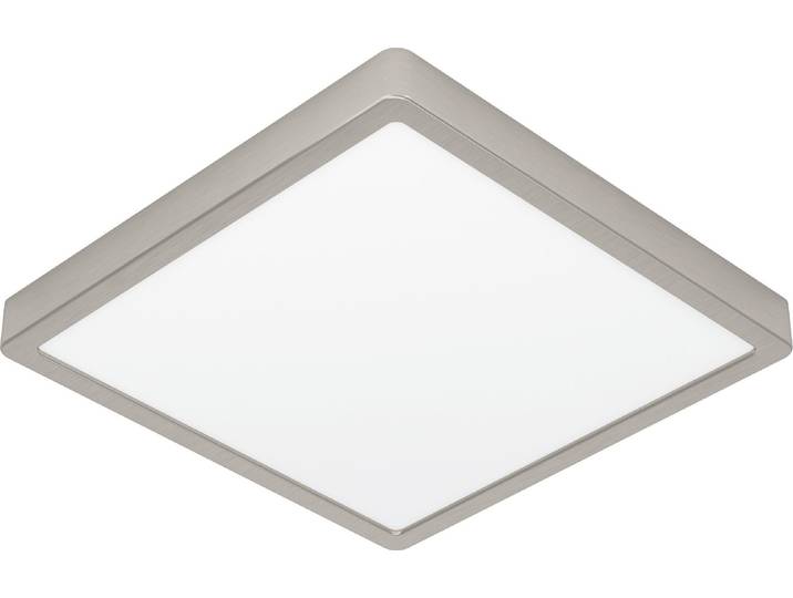 Eglo LED Plafonnier Fueva 6-Z nickel mat 30 x 30 cm RGB dimmable