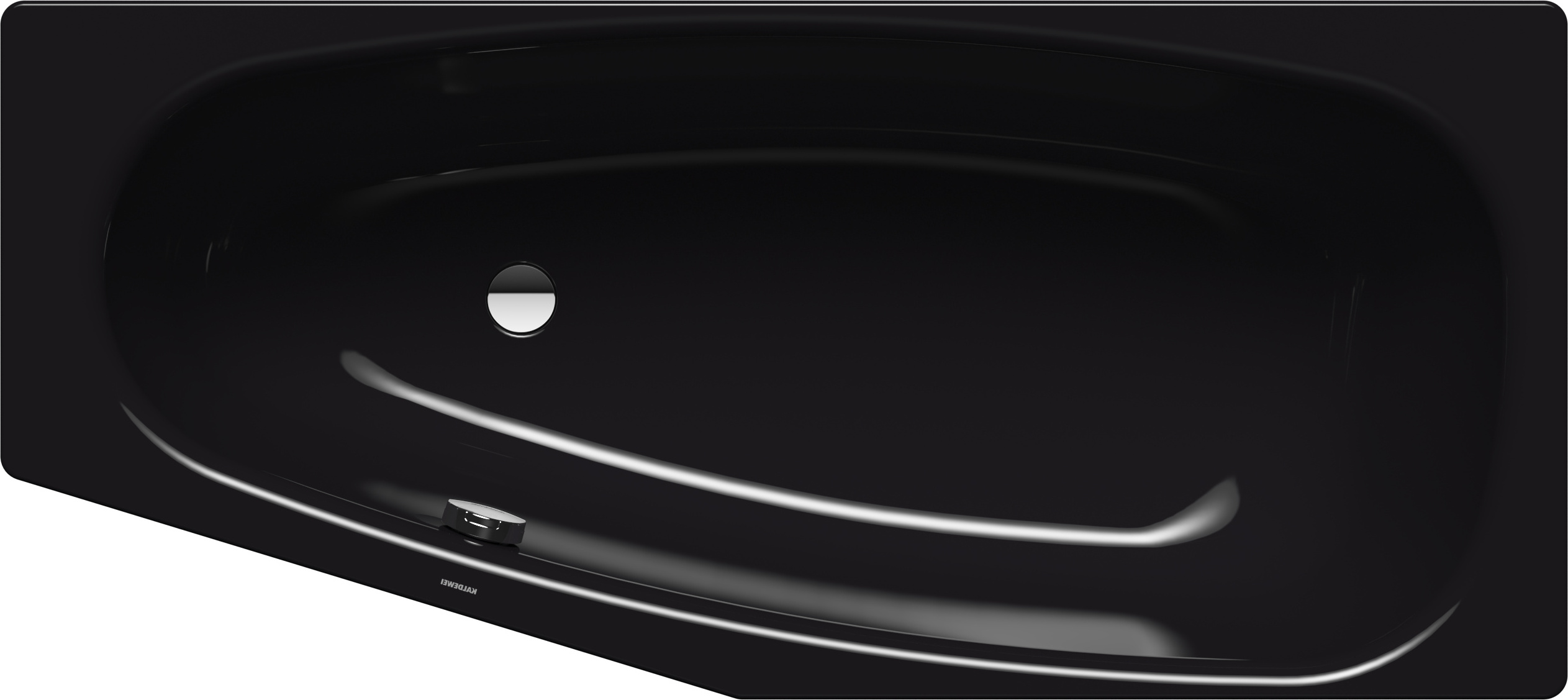 KALDEWEI Badewanne MINI LINKS schwarz