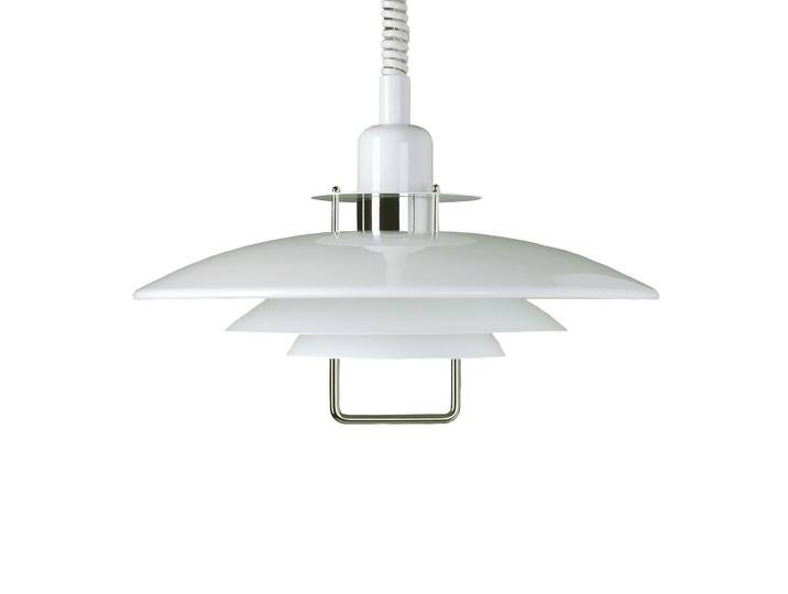 Belid Primus II Pendelleuchte Ø43cm Weiß-Chrom