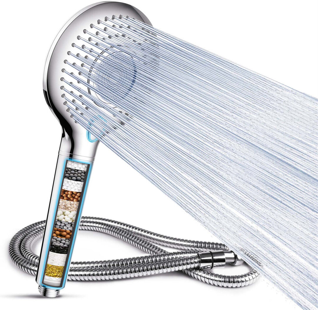 Belfry Bathroom Rain and Massage/Jet Handheld Shower Head Silver 11cm W