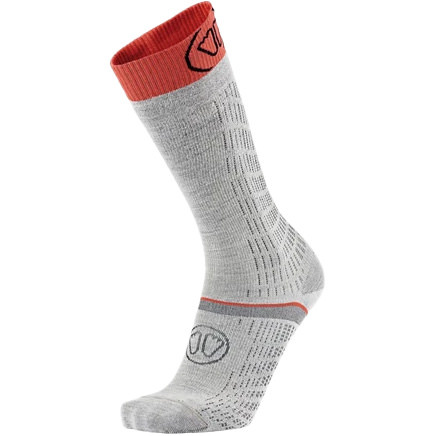 Sidas Damen Skisocken SKI MERINO PERFORMANCE grey/coral - 37-38