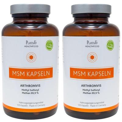 MSM Kapseln Arthronvis Methyl Sulfon.Methan 99,9% 2x 2x120 St
