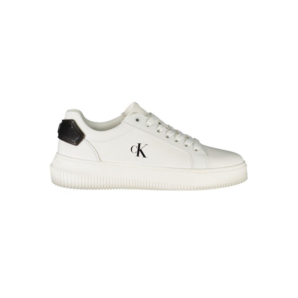 Calvin Klein Bianco Polyurethaan Dames Sneaker