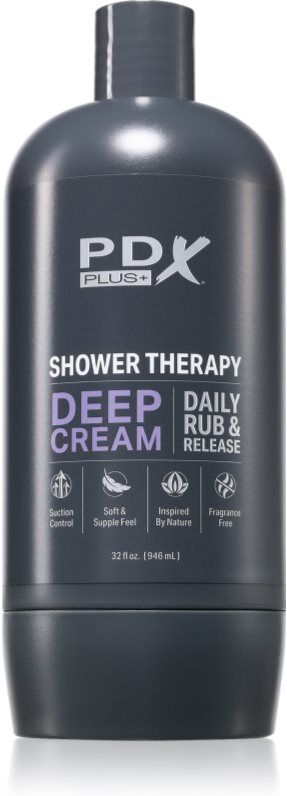 Pipedream PDX Plus Shower Therapy Masturbateur masculin Deep Cream 1 pcs