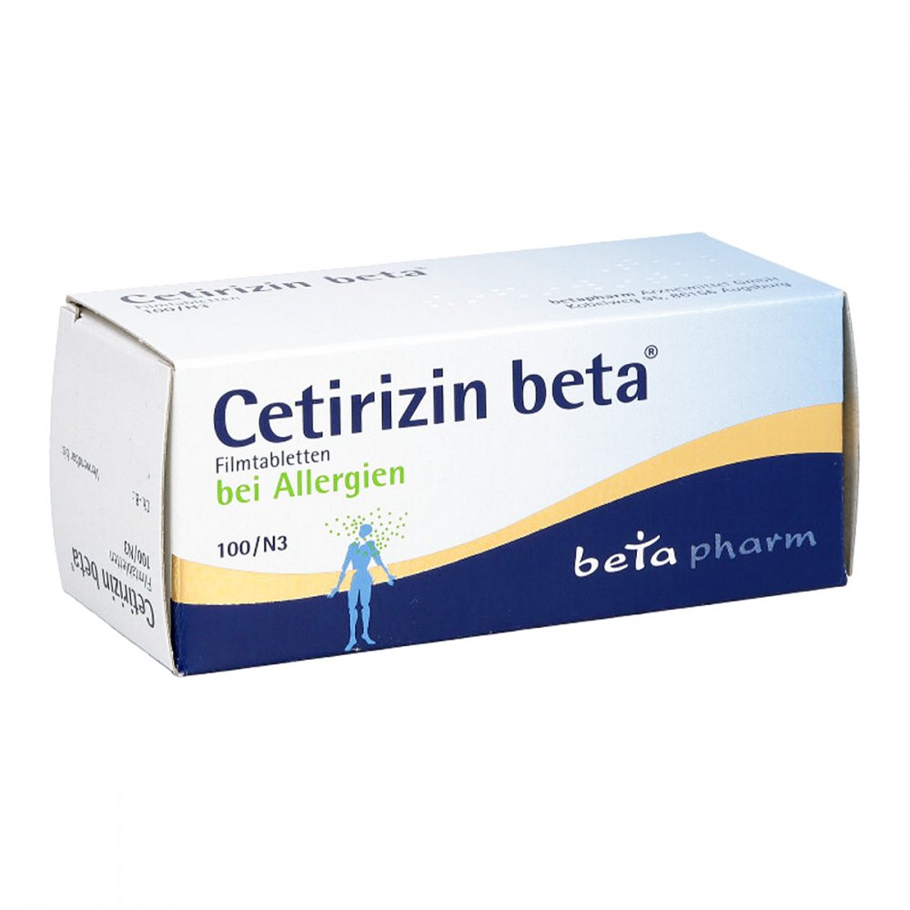 betapharm Arzneimittel GmbH Cetirizin beta 02156893
