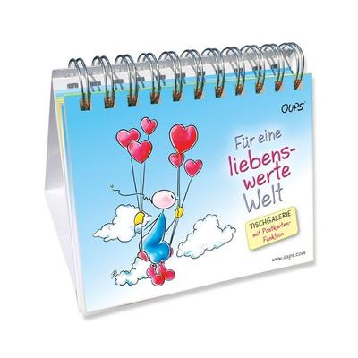 Oups Postkarten-Tischgalerie, Set von Kurt Hörtenhuber, WerteArt Verlag