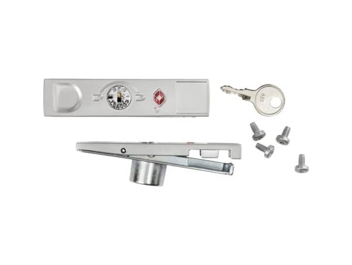 Parat 900043999 Serrure-Set \ Classic Tsa Lock\ pour Boîte à Outils Argent\, Noir