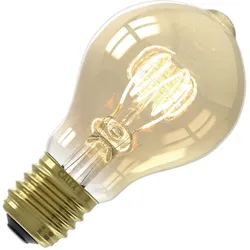 Calex | LED-Glühfaden | Große Fassung E27 | A60 Standard | Gold | 5,5W | 3-stufige Dimmung