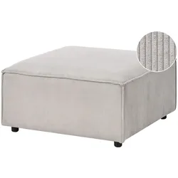 OTTOMANE Cord Taupe Ardal