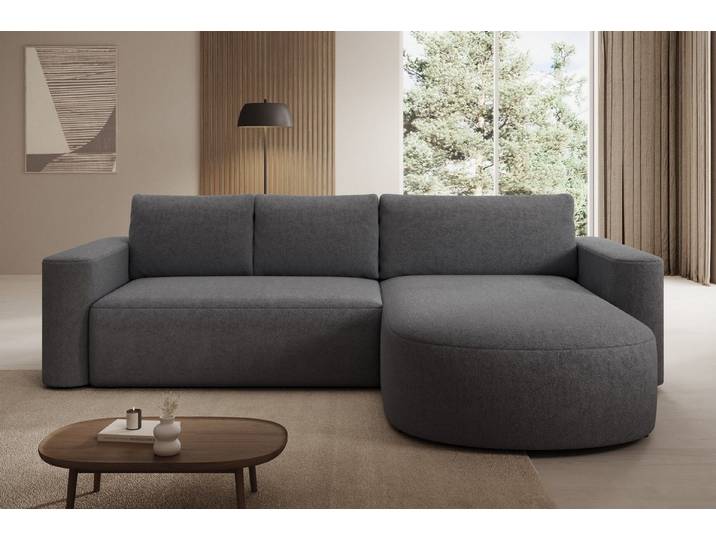 PROMETO Möbel Ecksofa VERTI L-Form mit Schlaffunktion und Bettkasten, B: 280 cm