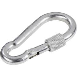 TOOLCRAFT 486759 Karabinerhaken mit Schraubverschluss (L x B) 60 mm x 6 mm