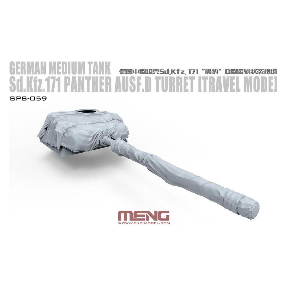 Meng-Model German Medium Tank Sd.Kfz.171 Panther Ausf.D Turret(Travel Mode)(RESIN) (SPS-059)