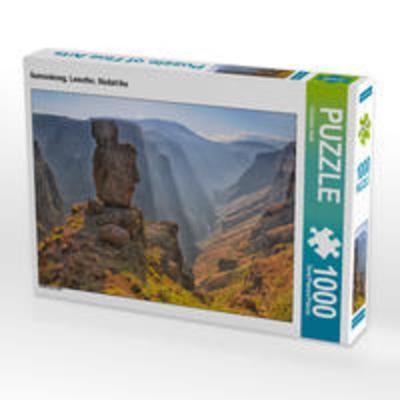 CALVENDO Puzzle Semonkong, Lesotho, Südafrika 1000 Teile Lege-Größe 64 x 48 cm Foto-Puzzle Bild von Christian Heeb