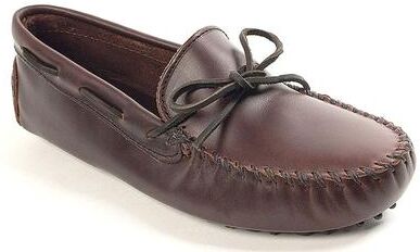 Minnetonka Classic Driver - Mens 9.5 Brown Slip On Medium
