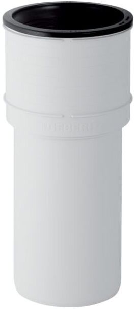 Geberit Silent PP WC-Anschlussstutzen 390592111 DN 100, schalloptimiert, mit Schutzdeckel, weiß