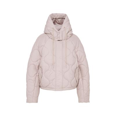 Outdoorjacke LEGER "LeGer Fray Jacket", Damen, Gr. 38, beige (greige), 100% Polyester, unifarben, normal, ohne Ausschnitt, Jacken Outdoorjacke