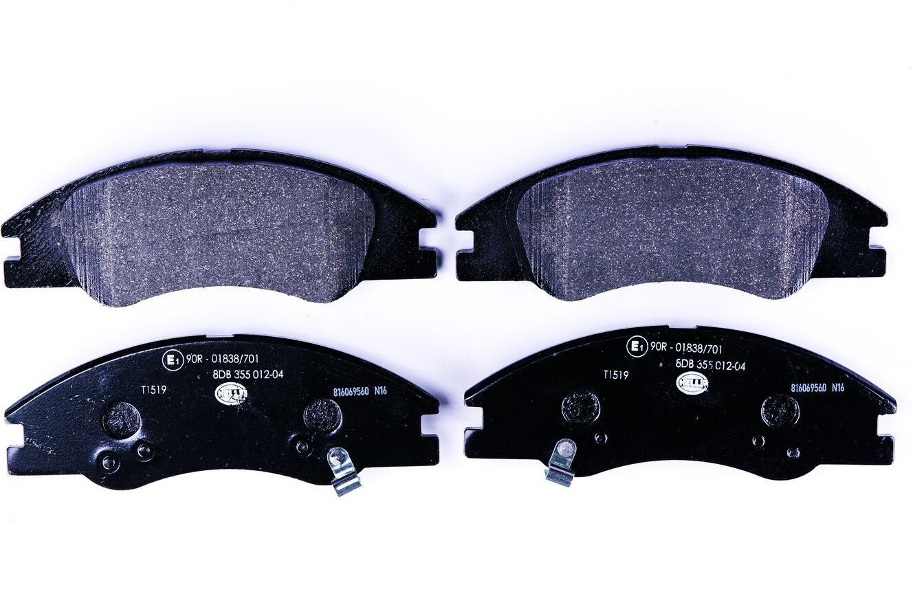 HELLA 8DB 355 012-041 Brake pad set