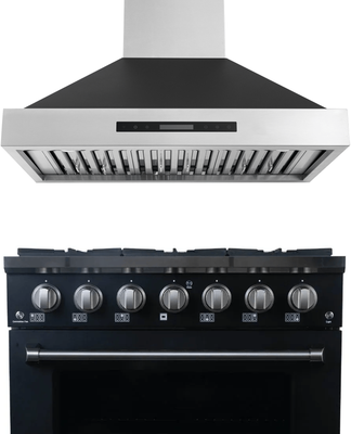 Proline Range Hoods "Proline 36"" Dual Fuel Range + Hood Bundle   Save 10%"