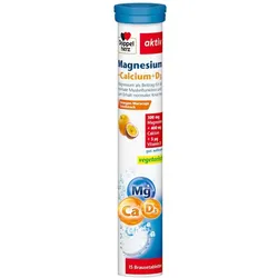 Doppelherz aktiv Magnesium + Calcium + D3  15 St Brausetabletten