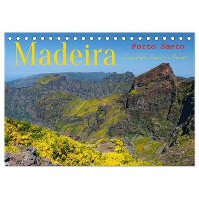 Madeira und Porto Santo (Tischkalender 2027 DIN A5 quer), CALVENDO Monatskalender
