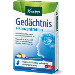 KNEIPP Gedächtnis + Konzentration 30 St