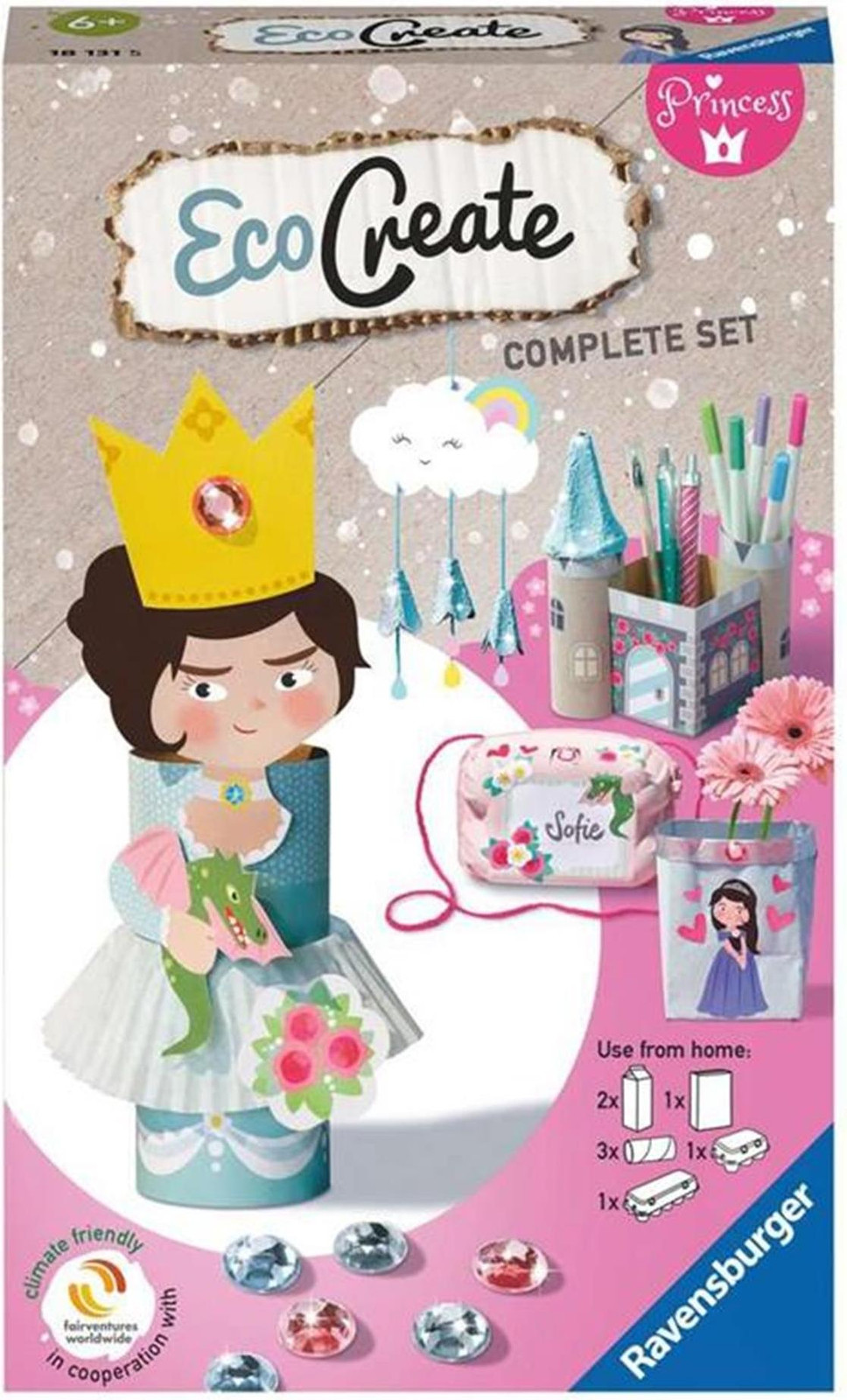 Ravensburger EcoCreate Mini Prinses Upcycling Creatief Project