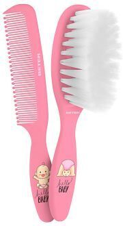 Beter Cepillo & Peine Bebe Pink Lote 2 pcs