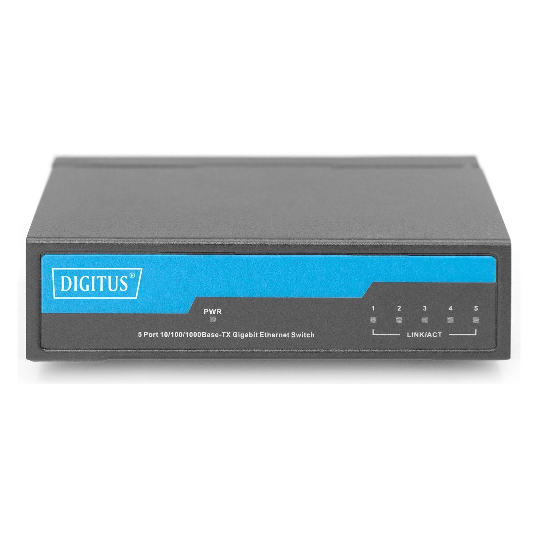 Digitus 5-Port Gigabit Switch, Unmanaged (5 Ports) (DN-80202-1)