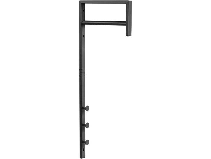 Kleiderhaken Vandia schwarz Metall H 82 cm 3 - Kleiderhaken