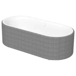 Bette BetteLux Oval Couture Badewanne 3466-440TX 180x80x45cm, snow