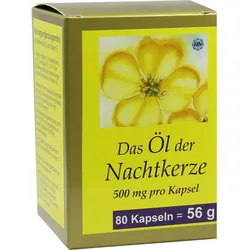 Nachtkerze Oel Kaps 500mg 80 ST