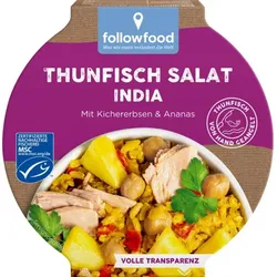 followfood Thunfisch-Salat Indian Curry