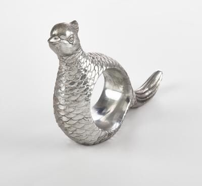Saro Lifestyle Quail Napkin Ring Pheasant Design Napkin Ring (Set of 4)