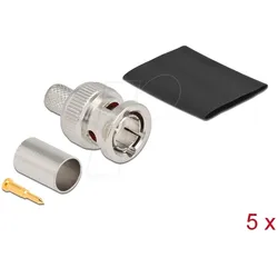 DELOCK 90026 - BNC Stecker zum Crimpen RG6