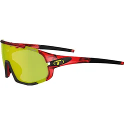 Tifosi, Unisex, Sportbrille, Sledge Sportbrille-crystal red (Rot, Ac Red, Clarion Blue, Clarion Yellow, Clear, Green), Rot