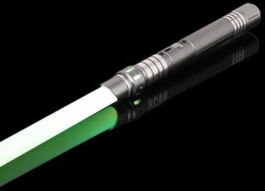 Rare Purchases Laser Sword Sabre De Luz, Metal Lightsaber Dueling Smooth Swing, Color Changing, Sounds, Rave Flashing Toy e