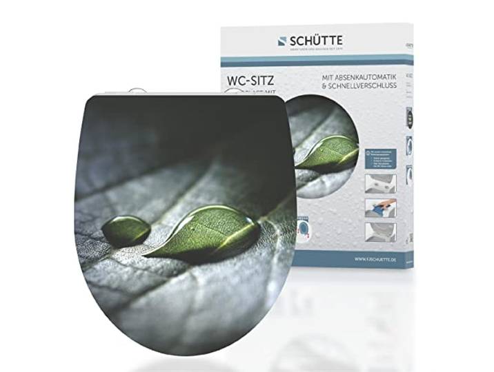 Schütte 82583 Rain Drop Abattant WC\, Motif