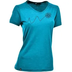 MAUL Damen Shirt Eifelsteig, Größe 34 in Blau Blau