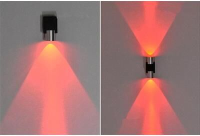 Friendly Fresh Finds Colorful LED Wall Lamp Modern Wall Sconce For Corridor Ambient Lighting red Light 3w Single Head