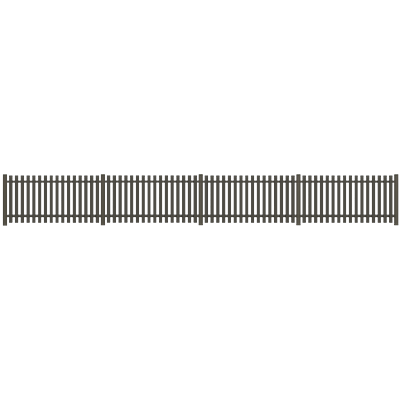 Gartenzaun TETZNER & JENTZSCH "STRAND", schwarz (anthrazit), H:90cm, Aluminium, Zaunelemente, robuste Aluminium-Elemente in verschiedenen Längen