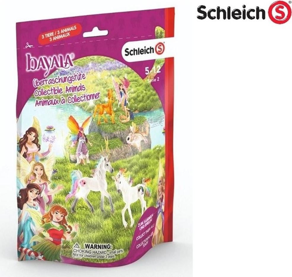 Schleich 87908 Speelgoedset Meerkleurig van Kunststof