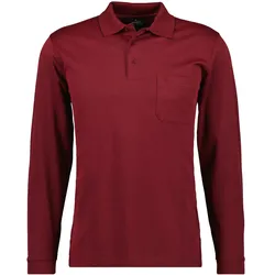 Soft Knit Polo Knopf Langarm Herren Poloshirt