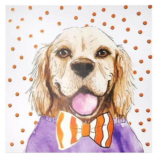 Henry Holt KW Dog Orange Karte (47597283)