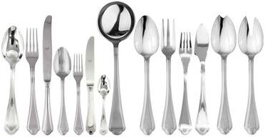 Mepra Leonardo Flatware Set (Configuration P) - 113 Pieces - Stainless Steel